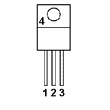body of transistor MAC221(A)-2 - Triac